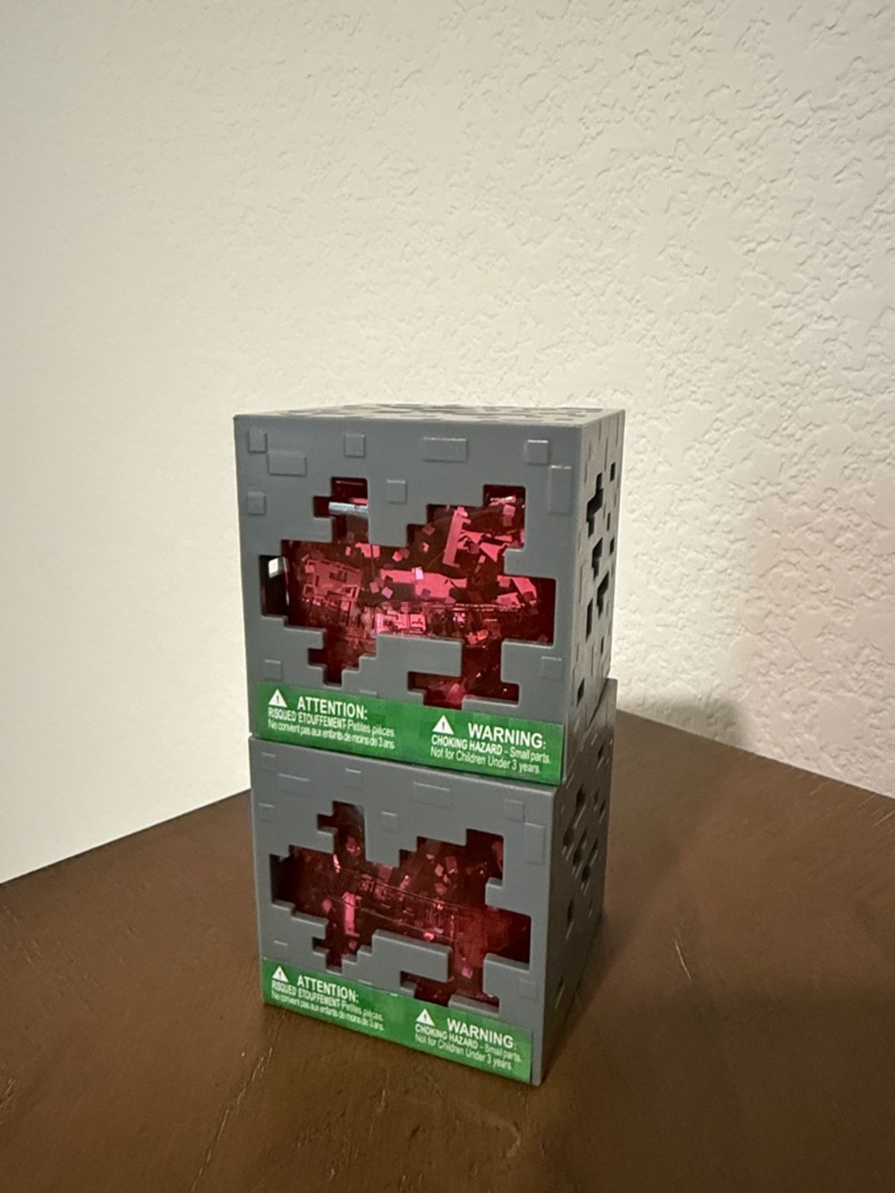 Set of TWO Mindcraft Jelly cubes